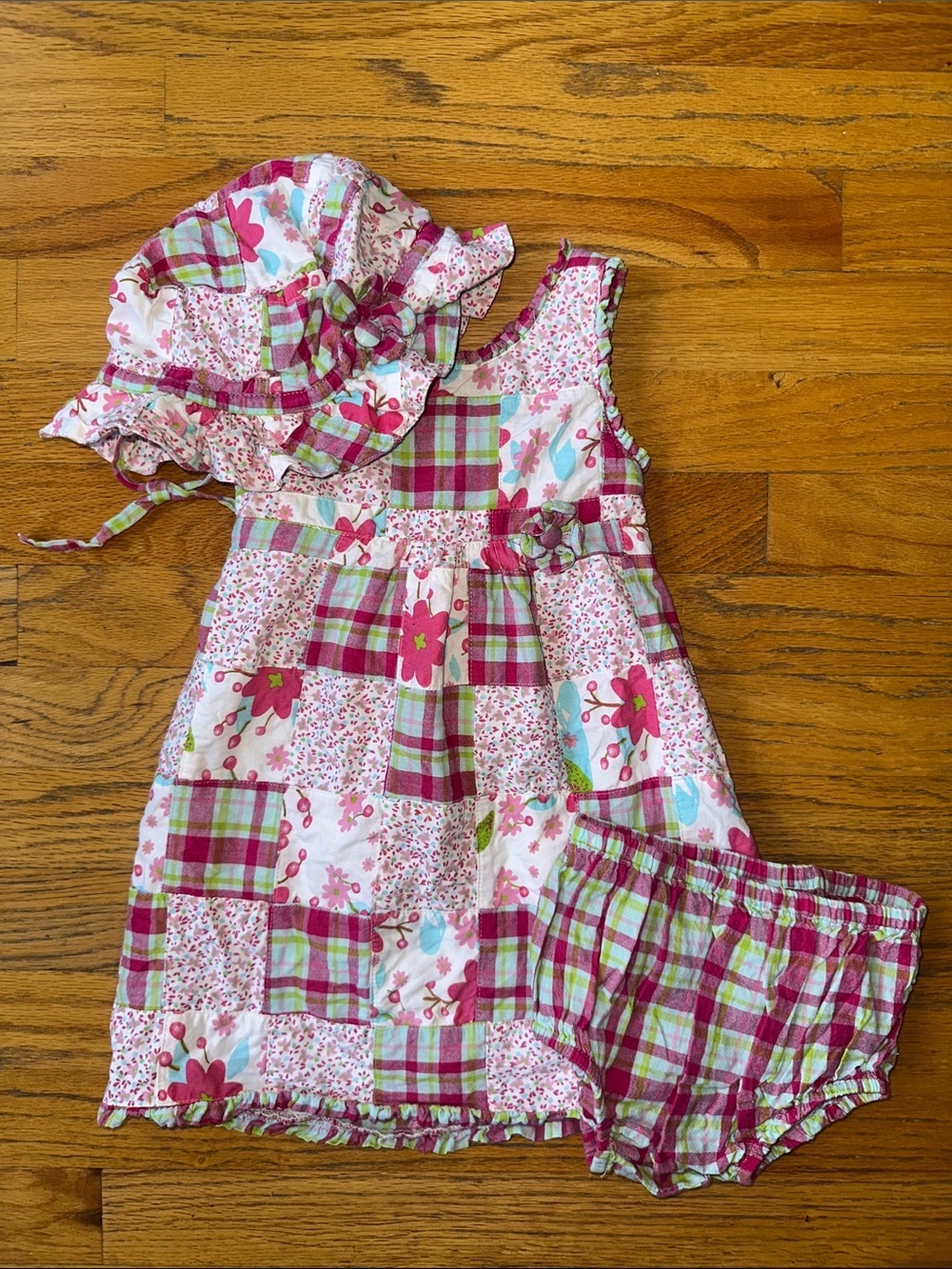 Savannah Babygirl Patchwork Sundress